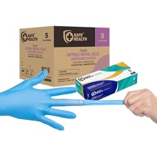 Safe Health Nitrile Blue Industrial Disposable Gloves