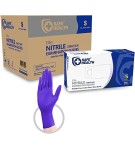 Safe Health  Nitrile Disposable Gloves, 4.5 Mil, Cobalt Blue 