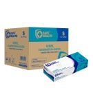 Safe Health Vinyl Exam Disposable Gloves-Clear